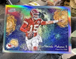 2025 Topps Cosmic Chrome Patrick Mahomes Stars In The Night - Starry Night 3 - Image 1