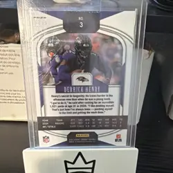 Panini Honors 2025 Derrick Henry Baltimore Ravens #3 Serial Numbered 18/20 - Image 2