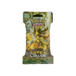 Pokemon TCG Fates Collide Booster Pack 10 Cards Alakazam Artwork English Sealed - Image 1