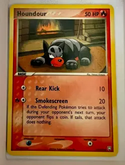 POKEMON EX TEAM ROCKET RETURNS HOUNDOUR CARD 59/109 LP - Image 1