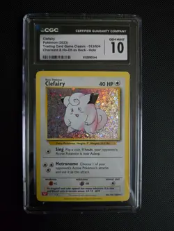 Clefairy 013/034 Trading Card Game Classic Holo CGC 10 - Image 1