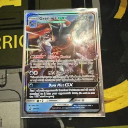 Pokemon card:Greninja GX SM197 Black Star Promo Detective Pikachu Case File Holo - Image 1