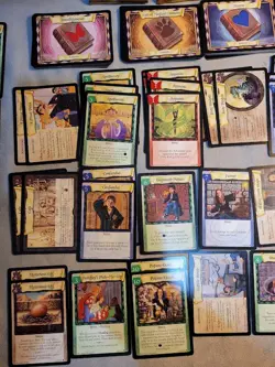 WOTC Harry Potter TCG Base Set Card Lot + 3 Vintage SEALED BOOSTER Packs 2001 - Image 4