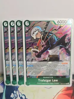 OP13-031 Trafalgar Law - English Rare Playset 4x Cards Near Mint - Image 1