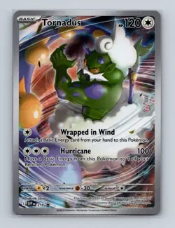 Tornadus 210 Pokemon White Flare ETB Black Star Promo Card NM+ (a) - Image 1