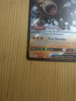 Pokemon TCG Ursaluna V 102/195 Silver Tempest Ultra Rare Foil Card NM - Image 3
