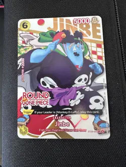 Jinbe ST29-005 (ENGLISH) - One Piece x Round 1 Exclusive Promo Card NM - Image 1
