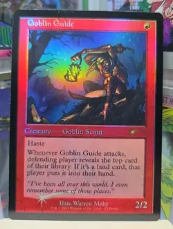 MTG Goblin Guide 4/5 Promo FOIL NM 2021 Promo Magic Card - Image 1