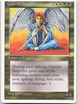 Gabriel Angelfire - Chronicles - Rare - Magic: The Gathering - Image 1