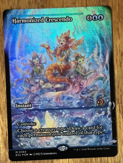 MTG Lorwyn Eclipsed, Harmonized Crescendo - Foil Japanese Showcase - Image 1