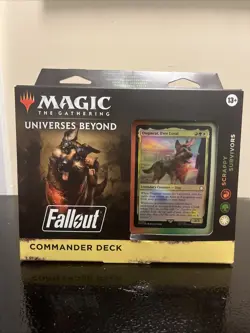 MTG Fallout Scrappy Survivors Commander Deck Dogmeat Sealed - Image 1