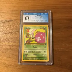 Pokemon TCG CGC 8.5 2000 Team Rocket Koffing 1st Ed 58/82 Regular Eng - Image 1