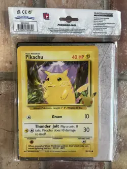 Pokemon 25th Anniversary First Partner Collector's Binder SEALED w/Pikachu 820650809606 - Image 1
