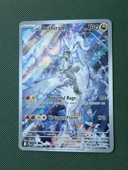 N's Reshiram 167/159 Sv09: Journey Together Illustration Rare Holo English HP130 - Image 1