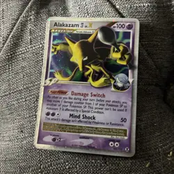Alakazam LV.X 103/111 Rising Rivals Holo Ultra Rare English 100 HP - Image 1