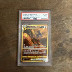 PSA 9 Origin Forme Dialga Vstar #GG68 Pokemon Sword Shield Crown Zenith 250001 - Image 1