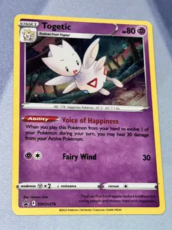 Holo Togetic SWSH276 Promo Sword & Shield Promo Near Mint - Image 2
