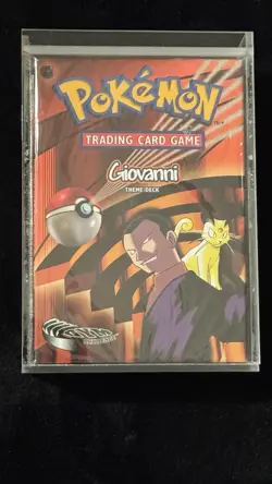 Pokemon Gym Challenge Giovanni Theme Deck Sealed Wizards of the Coast 2000 - Image 1
