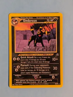 2001 Pokemon Neo Discovery #32/75 Umbreon - Image 1