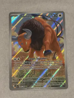 Tauros 96/86 Illustration Rare Pokemon Chaos Rising NM - Image 1