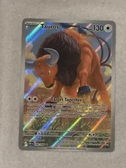Tauros 96/86 Illustration Rare Pokemon Chaos Rising NM - Image 2