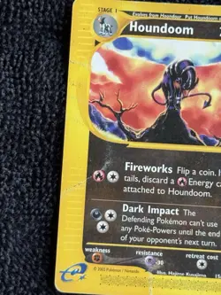 Houndoom 15/147 Rare (Non-Holo) Aquapolis e-Reader Pokemon TCG WOTC 2002 - Image 3