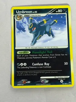 Pokemon Reverse Holo Umbreon Majestic Dawn 32/100 - Image 1