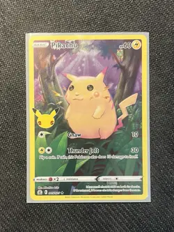 Pokemon Pikachu 005/025 Celebrations 25th Anniversary Holo Rare Near Mint - Image 4