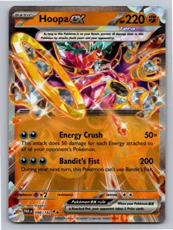 Hoopa ex 098/182 Double Rare Paradox Rift Pokemon Holo Near Mint - Image 1
