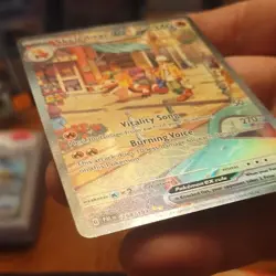 Pokemon TCG Paldea Evolved Skeledirge ex 258/193 Full Art Holo SIR Eng 340 - Image 2