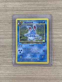 Pokemon TCG - Azumarill 2/111 Unlimited Holo Rare - Neo Genesis - Image 1