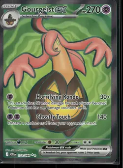 Gourgeist ex 102/086 Ultra Rare Chaos Rising Pokemon Holo Near Mint - Image 1