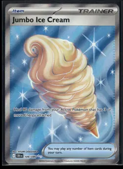 Jumbo Ice Cream 109/086 Ultra Rare Chaos Rising Pokemon Holo Near Mint - Image 1