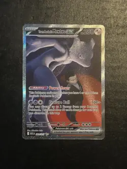 Pokemon TCG Team Rockets Mewtwo EX 281/217 Ascended Heroes SIR NMT Clean - Image 1