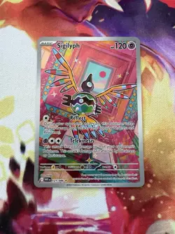 Sigilyph 121/086 Sv: White Flare Holo Illustration Rare Pokemon TCG - Image 1
