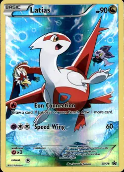 Latias (Full Art Promo) XY78 Holo Promo XY Promo Pokemon Holo Lightly Played - Image 1