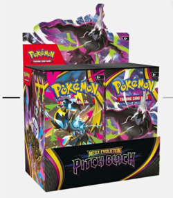 Pokemon TCG Mega Evolution Pitch Black Booster Box Display Sealed Box - Image 1