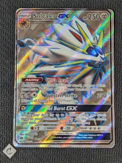 Solgaleo GX 143/149 - Sun & Moon Base Set Full Art Ultra Rare Pokemon TCG NM - Image 1