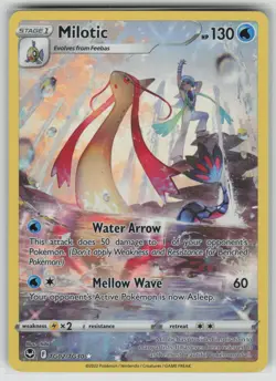 Pokemon Milotic Ultra Rare SWSH12: Silver Tempest Trainer Gallery TG02/TG30 NM - Image 1