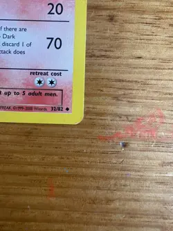 Dark Charmeleon 32/82 Pokemon Team Rocket W Stamp Promo MP-LP - Image 4