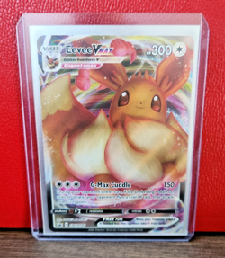 Eevee VMAX SWSH087 Black Star Promo Full Art Holo Pokemon TCG - Image 1