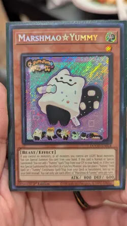 YU-GI-OH Marshmao Yummy DOOD-EN024 1st Edition Secret Rare NM - Image 1