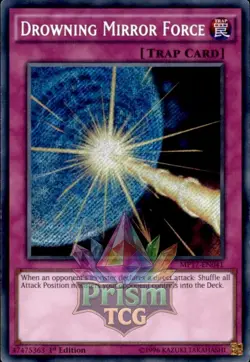 Drowning Mirror Force Secret Rare #MP17-EN041 Yugioh Secret Rare - Image 1