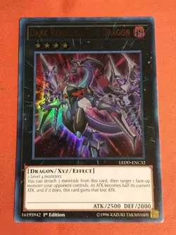 Yu-Gi-Oh! Dark Rebellion Xyz Dragon LEDD-ENC32 1st Edition - Unplayed Mint+ - Image 1