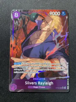 2025 One Piece Carrying On His Will Silvers Rayleigh Alternate Art SP #OP13-066 - Image 1