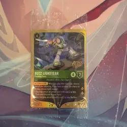 Lorcana Attack Of The Vine Buzz Lightyear Providing Cover Promo - SEALED ✅ - Image 1