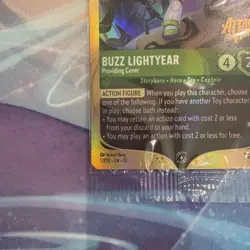 Lorcana Attack Of The Vine Buzz Lightyear Providing Cover Promo - SEALED ✅ - Image 4
