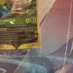 Lorcana Attack Of The Vine Buzz Lightyear Providing Cover Promo - SEALED ✅ - Image 5