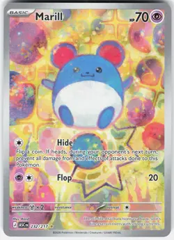 Pokemon Marill 232/217 Illustration Rare Ascended Heroes Pokemon Holo Near Mint - Image 1