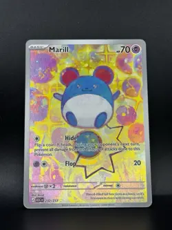 Pokemon Marill 232/217 Ascended Heroes Illustration Rare Holo NM Pack Fresh - Image 1